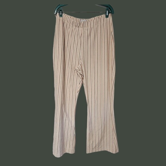 Urban Outfitters Pull On Pants Striped High Rise Stylish Pocket Size 2XL - Picture 1 of 5